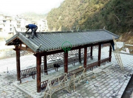 瀏陽涼亭-長沙防腐木